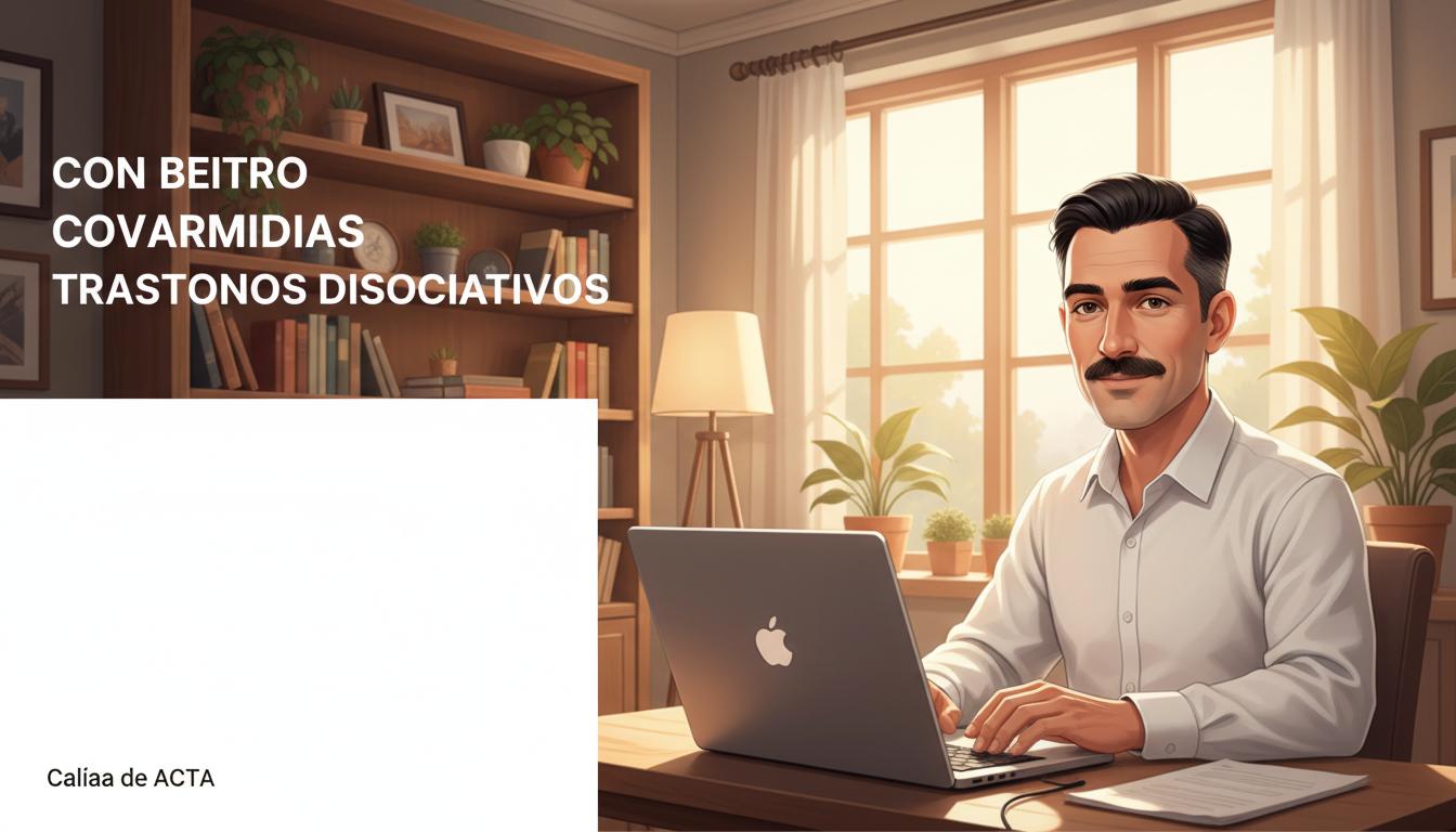 Ilustración clínica sobre trastornos disociativos en adultos