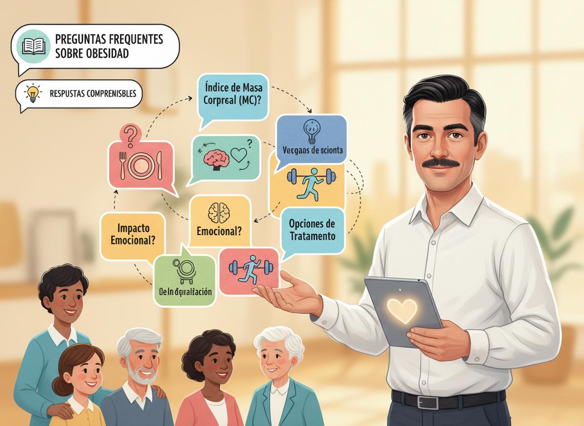 Preguntas frecuentes sobre obesidad en adultos
