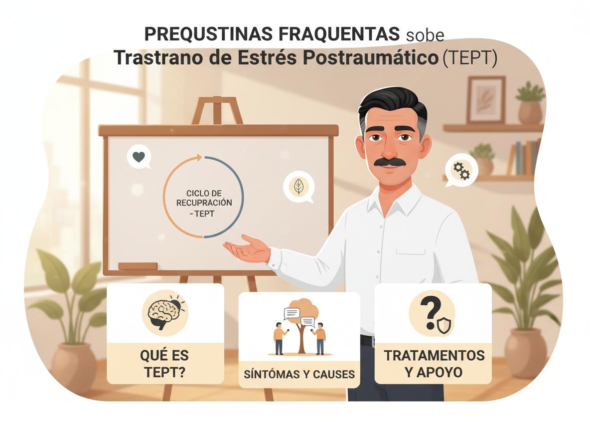Preguntas frecuentes sobre TEPT en adultos