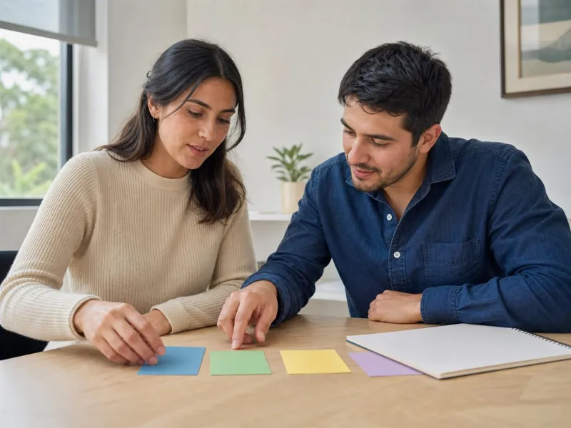 Paciente y profesional organizando en conjunto un plan terap&eacute;utico flexible por fases