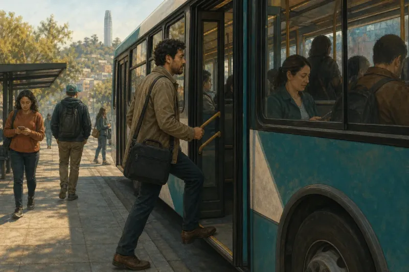 Adulto recuperando gradualmente el uso cotidiano del transporte