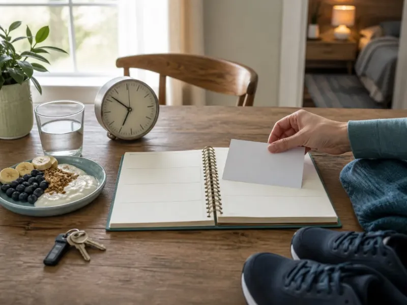 Plan flexible para organizar alimentación, sueño y seguimiento
