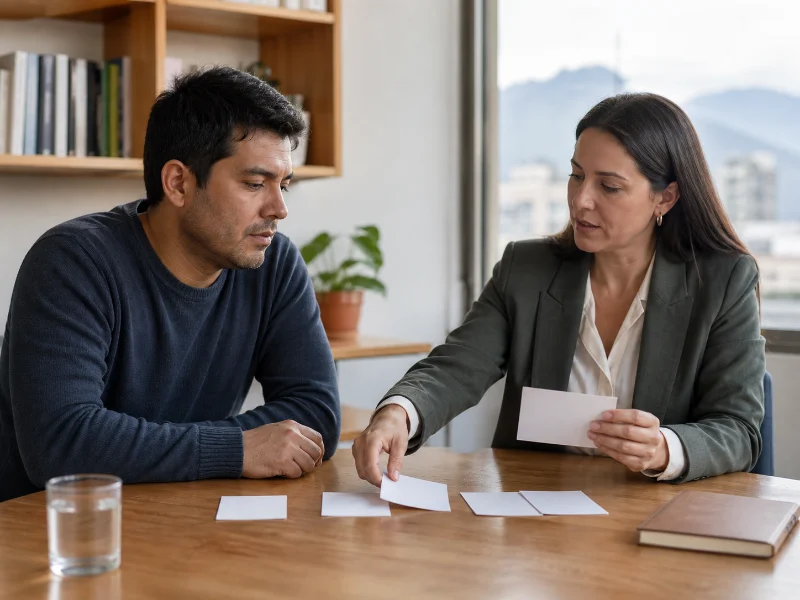Evaluación colaborativa de una línea de tiempo sobre hechos, interpretaciones y conductas