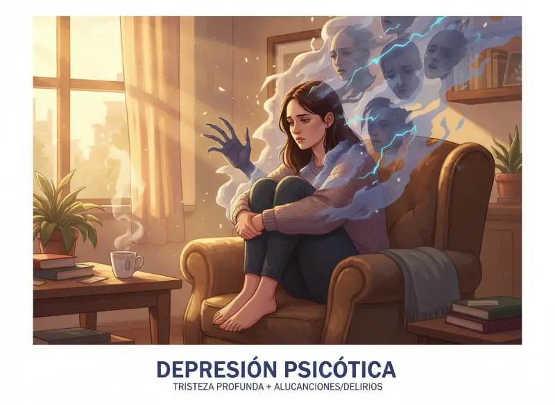 Que es la depresion psicotica