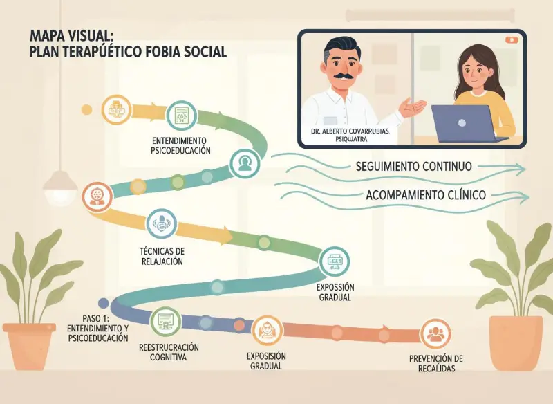 Ciclo de verguenza y evitacion en ansiedad social