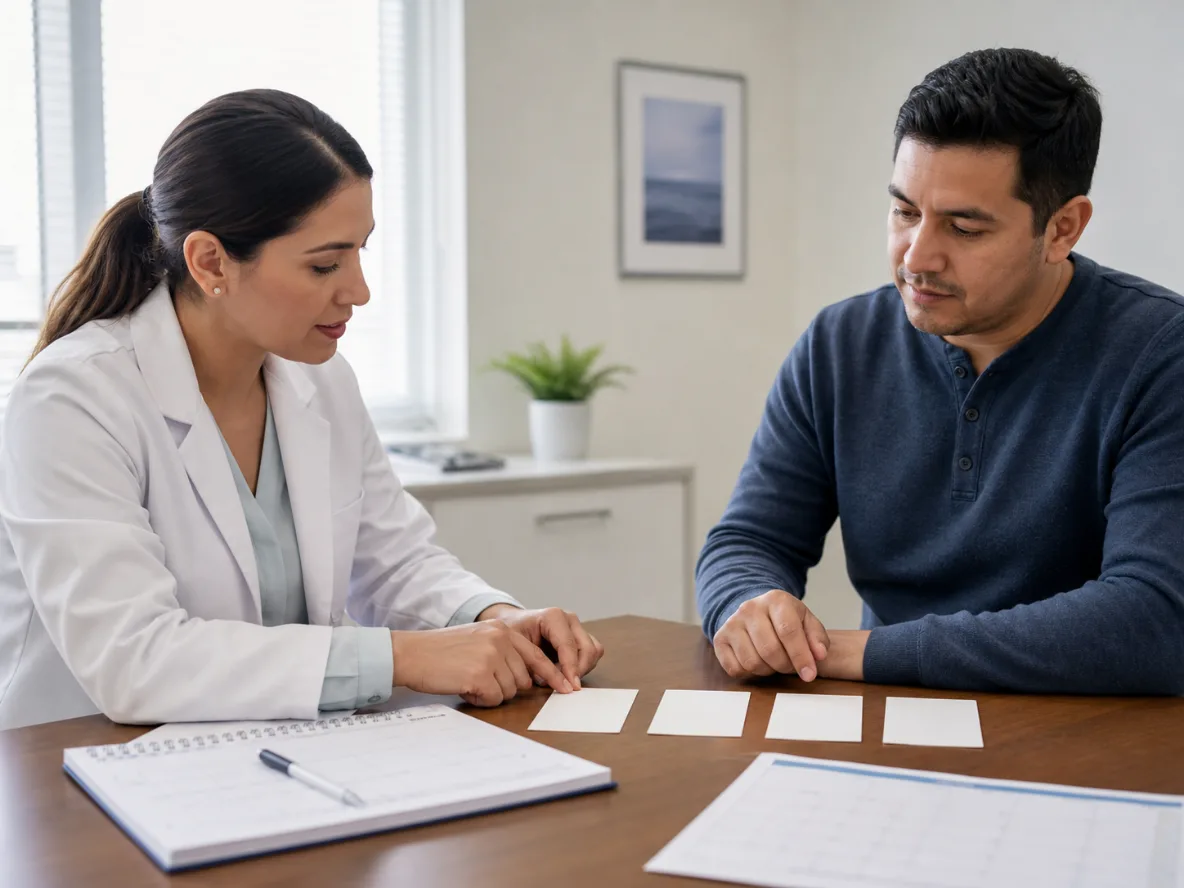 Paciente y profesional ordenan cuatro fases de evaluación, tratamiento y seguimiento