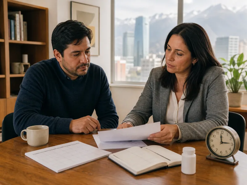 Paciente y profesional revisan sueño, medicamentos y contexto como factores contribuyentes
