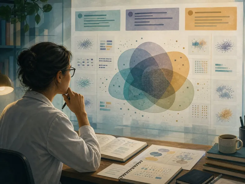 Investigadora compara guías, revisiones y resultados heterogéneos sin convertir datos grupales en diagnóstico individual