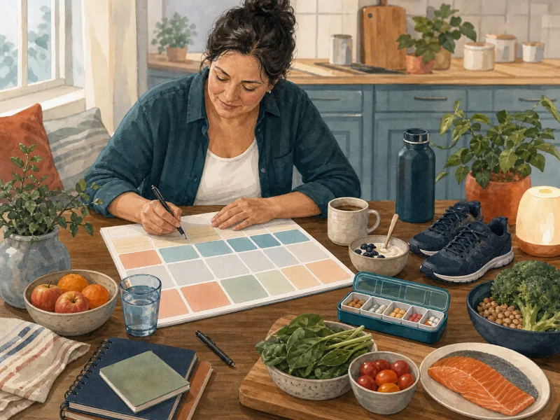 Planificación gradual de alimentación, movimiento, sueño y tratamiento