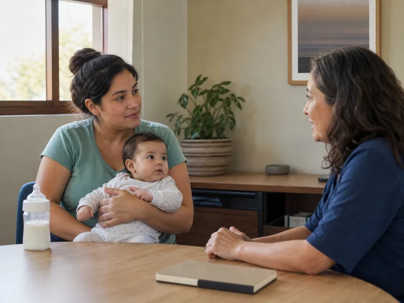 Decisión compartida y sin culpa sobre tratamiento y alimentación del bebé