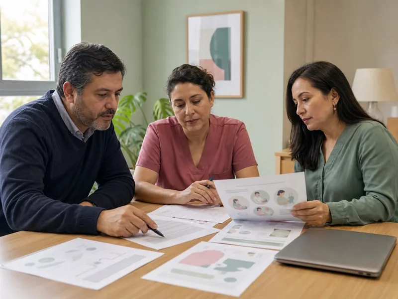 Equipo clínico revisa guías de salud mental perinatal, obstetricia y cuidado infantil