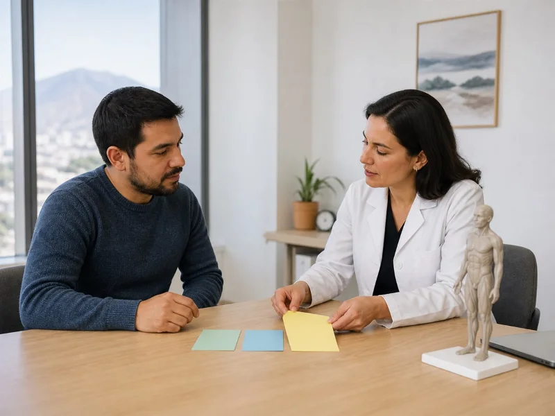 Paciente y profesional diferencian colaborativamente varias explicaciones clínicas posibles
