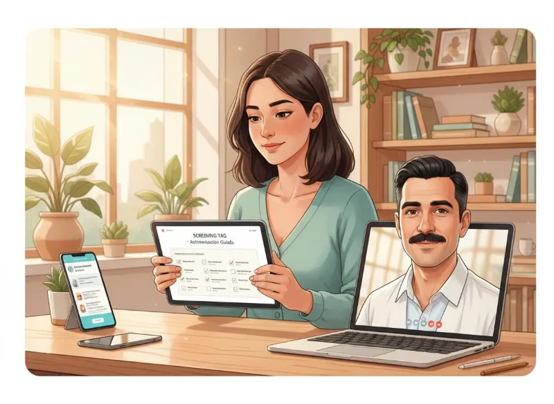 GAD-7 y perfil educativo propio de preocupación para ansiedad generalizada