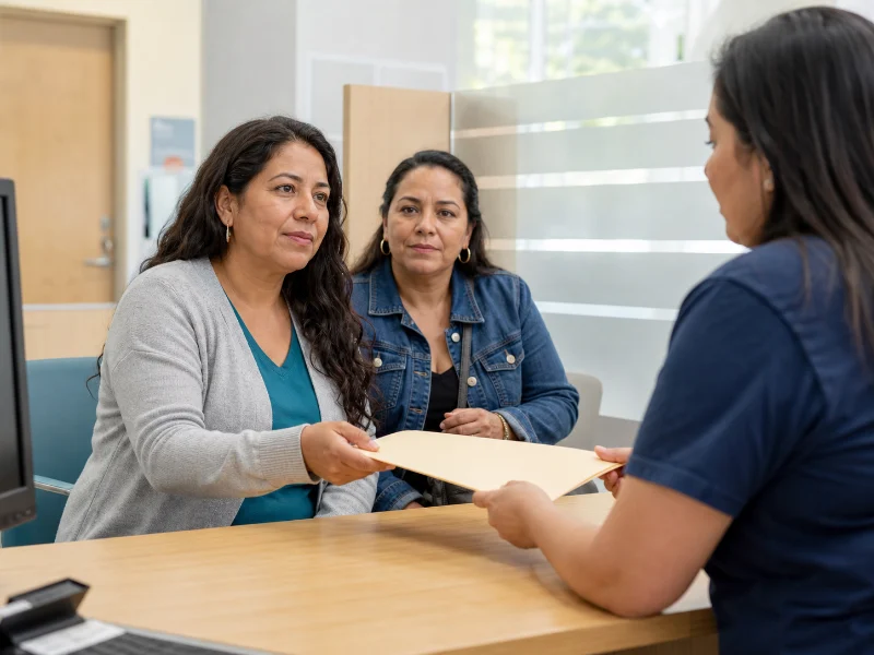 Acceso acompañado a un servicio de salud o apoyo formal