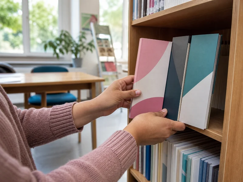 Selección de guías sin datos ni texto incrustado en una biblioteca